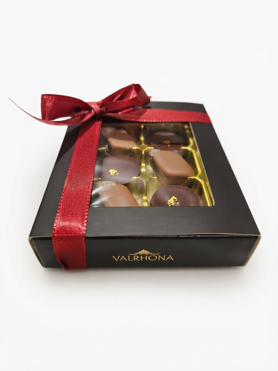 6 st Praliner Valrhona - Presentask